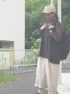 「SM2（エスエムツー）のアイテム（トップス）」を使った、恋さん（レディース・158cm・10代）の夏コーディネート