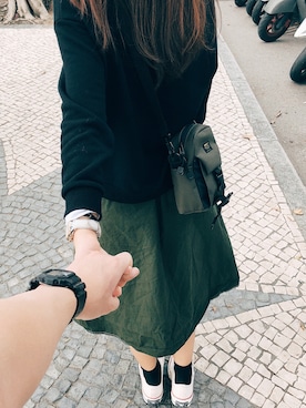 「Solvil et Titusのアイテム」を使った、kaianさん（レディース・157cm）の春コーディネート