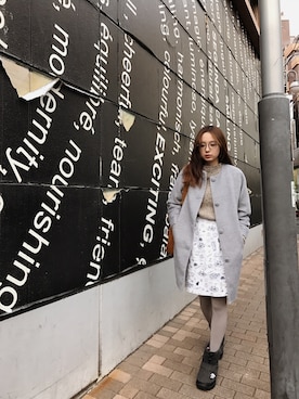 「RUBY AND YOU」｜AMOさん（レディース・167cm）の冬コーディネート