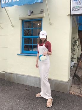 「Teva（テバ）のTeva/テバ/FLATFORM UNIVERSAL（サンダル）」を使った、AMOさん（レディース・167cm）の夏コーディネート