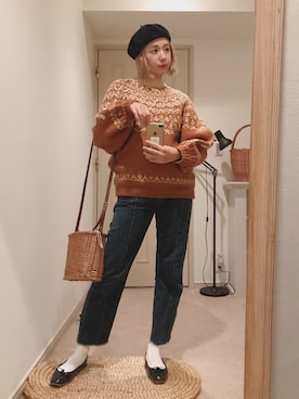 AMOさん（レディース・168cm）の冬コーディネート