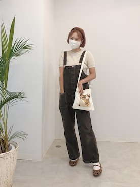 「Diosfront（ディオスフロント）のアイテム」を使った、AMOさん（レディース・168cm）の秋コーディネート