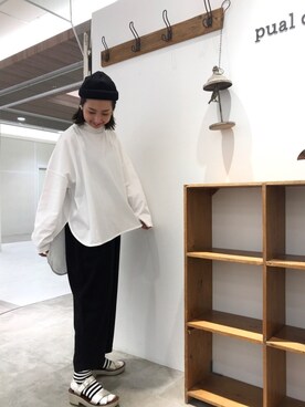 「RACAL（ラカル）のアイテム」を使った、seinoooさん（レディース・160cm）の春コーディネート