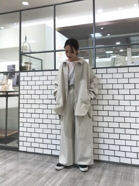 「UNDERCOVER（アンダーカバー）のアイテム」を使った、seinoooさん（レディース・160cm）の春コーディネート
