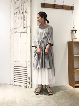 「CHIE MIHARA（チエミハラ）のアイテム」を使った、seinoooさん（レディース・160cm）の春コーディネート