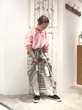 「UNDERCOVER（アンダーカバー）のアイテム」を使った、seinoooさん（レディース・160cm）の夏コーディネート