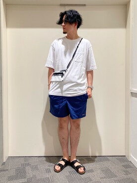「アイテム（ショルダーバッグ）」を使った、やまChanさん（メンズ・182cm）の春コーディネート