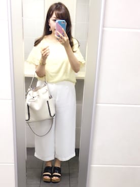 「アイテム（ピアス（両耳用））」を使った、main☺︎さん（レディース・158cm・30代）の春コーディネート