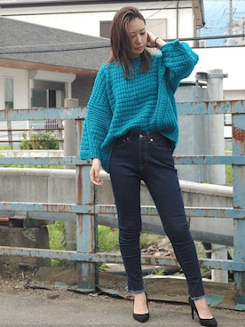 「ＡＮＤＪ（アンドジェイ）のアイテム（トップス）」を使った、makotoさん（レディース・165cm）の秋コーディネート