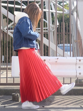 「ＡＮＤＪ（アンドジェイ）のアイテム」を使った、makotoさん（レディース・165cm）の冬コーディネート