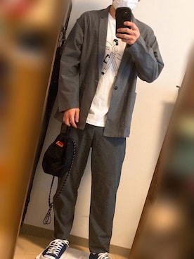 「Daniel Wellington」｜「アイテム（ジャケット/アウター）」を使った、ぽとふさん（メンズ・174cm）の春コーディネート