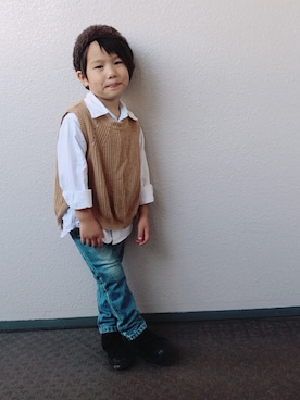 ksさん（キッズ・100cm）の春コーディネート