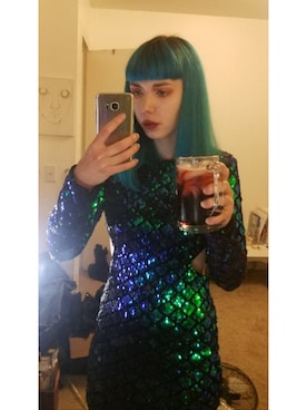「bluehair」｜androgynouskittyさん（レディース・160cm）の秋コーディネート