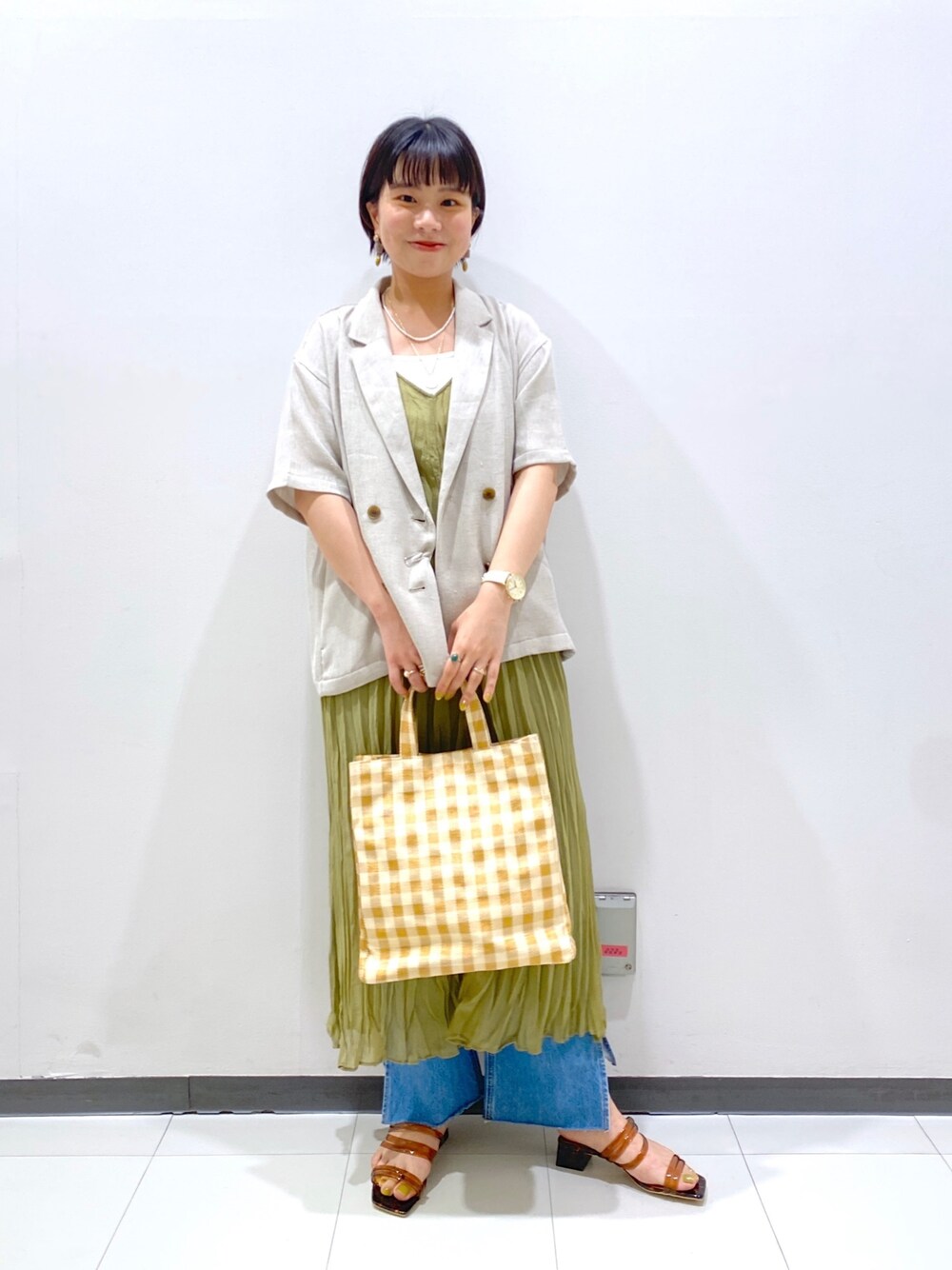 あかぷく(LOWRYS FARM ルミネ大宮)|LOWRYS FARMのワンピースを使ったコーディネート - WEAR