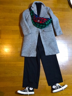 「JOHNSON（ジョンソン）のアイテム」を使った、marumikaさん（レディース・152cm）の秋コーディネート