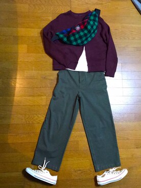 「JOHNSON（ジョンソン）のアイテム」を使った、marumikaさん（レディース・152cm）の冬コーディネート