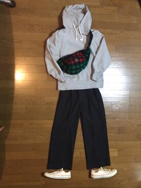 「JOHNSON（ジョンソン）のアイテム」を使った、marumikaさん（レディース・152cm）の秋コーディネート