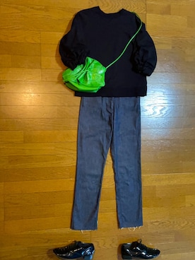 「JOSEPH（ジョセフ）のアイテム（パンツ）」を使った、marumikaさん（レディース・152cm）の夏コーディネート