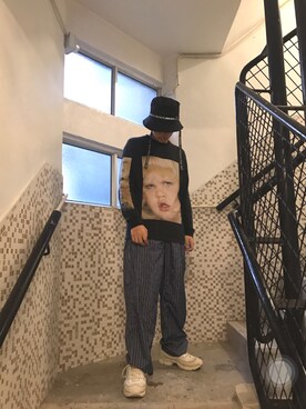 「HBA（フードバイエアー）のアイテム」を使った、CMPさん（メンズ・174cm）の冬コーディネート