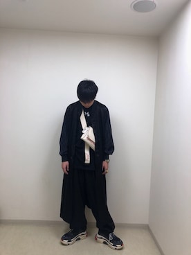 「fragment design（フラグメントデザイン）のアイテム（Tシャツ/カットソー）」を使った、CMPさん（メンズ・174cm）の春コーディネート