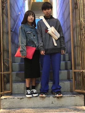 「CONVERSE TOKYO（コンバーストウキョウ）のアイテム（シューズ）」を使った、CMPさん（メンズ・174cm）の秋コーディネート