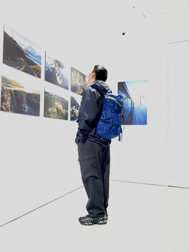 「wisdom（ウィズダム）のアイテム（トップス）」を使った、黃鼎謙さん（メンズ・170cm）の春コーディネート