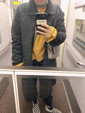 「アイテム（スリッポン）」を使った、rihi_to⋆﻿ さん（レディース・158cm・20代）の冬コーディネート