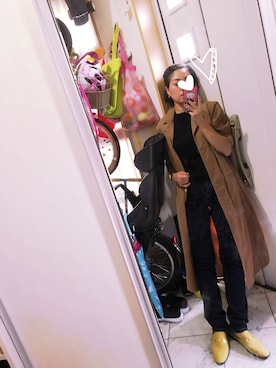 「Eddie Bauer（エディーバウアー）のアイテム（パンツ）」を使った、sawawaさん（レディース・157cm）の秋コーディネート
