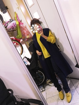 「Eddie Bauer（エディーバウアー）のアイテム（パンツ）」を使った、sawawaさん（レディース・157cm）の秋コーディネート