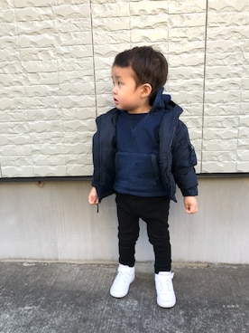 HARUTOYAさん（キッズ・90cm）の冬コーディネート