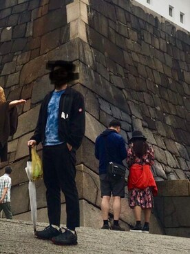 「C.E（シーイー）のアイテム（ブルゾン、ブラック系）」を使った、shotaさん（メンズ・170cm）の秋コーディネート