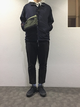 「C.E（シーイー）のアイテム（ナイロンジャケット）」を使った、shotaさん（メンズ・170cm）の秋コーディネート