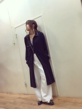 「ticog（ティコグ）のアイテム（シューズ）」を使った、TSUYUさん（レディース・149cm）の春コーディネート