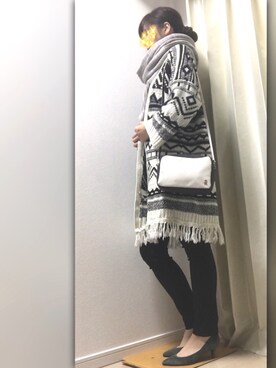 「ムック本」｜「アイテム（その他）」を使った、wxyzさん（レディース・163cm）の冬コーディネート