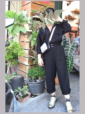 「Something Borrowed（サムシングボロウド）のアイテム」を使った、wenwen さん（レディース・150cm）の春コーディネート