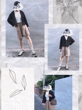 「Something Borrowed（サムシングボロウド）のアイテム」を使った、wenwen さん（レディース・150cm）の夏コーディネート