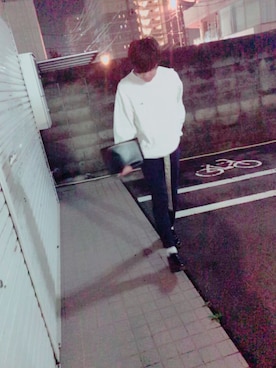 「Dr. Martens（ドクターマーチン）のDr.Martens (ドクターマーチン)/1461 3EYE GIBSON SHOES（その他シューズ）」を使った、キノさん（メンズ・174cm）の秋コーディネート