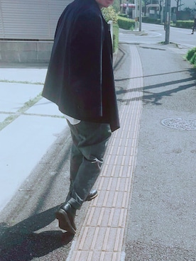 「MR.GENTLEMAN（ミスタージェントルマン）のアイテム（その他）」を使った、キノさん（メンズ・174cm）の春コーディネート