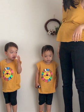 「UNIQLO（ユニクロ）のアイテム（レギンス/スパッツ、ブラック系）」を使った、namiさん（レディース・162cm）の夏コーディネート