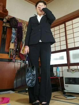 「寒いです」｜トミーさん（レディース・162cm）の冬コーディネート