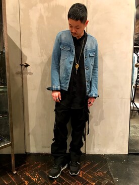 「AYUITE（アユイテ）のアイテム（ジャケット/アウター）」を使った、takaya  ogawaさん（メンズ・172cm）の春コーディネート