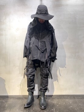 「ミリタリーコーデ」｜「アイテム（ナイロンジャケット）」を使った、takaya  ogawaさん（メンズ・172cm）の春コーディネート
