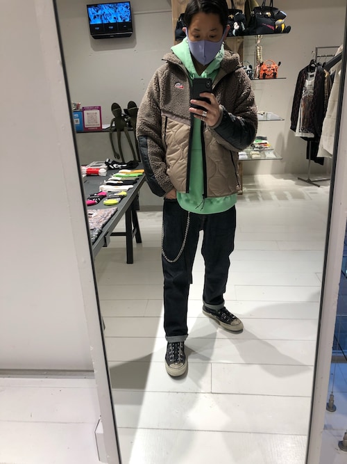 Takaya Ogawa Royal Flash自由が丘 Nikeのブルゾンを使ったコーディネート Wear