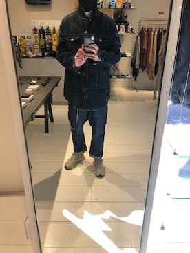 「BACKLASH（バックラッシュ）のアイテム（ブルゾン）」を使った、takaya  ogawaさん（メンズ・172cm）の冬コーディネート