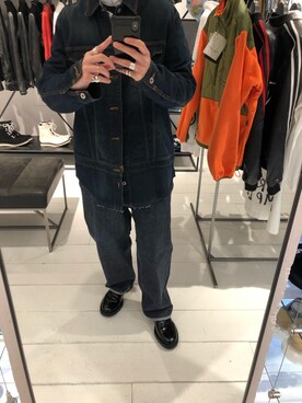 「BACKLASH（バックラッシュ）のアイテム（ブルゾン）」を使った、takaya  ogawaさん（メンズ・172cm）の冬コーディネート