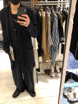 「ROBES&CONFECTIONS（ローブスコンフェクションズ）のアイテム（ジャケット/アウター）」を使った、takaya  ogawaさん（メンズ・172cm）の春コーディネート