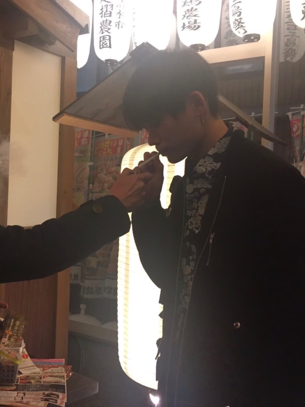 「JILSANDER、DRESSEDUNDRSSED、柄、mode」｜「JIL SANDERのアイテム（デニムジャケット、ブルー系）」を使った、ryokawamuraさん（メンズ・180cm）の春コーディネートの1枚目の写真