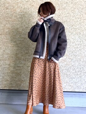 noriさん（レディース・159cm）の冬コーディネート