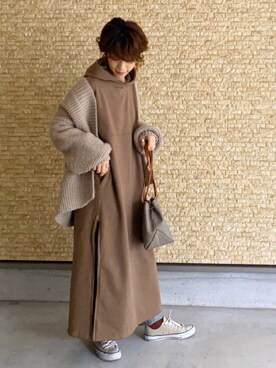 noriさん(レディース・159cm)の冬コーディネート