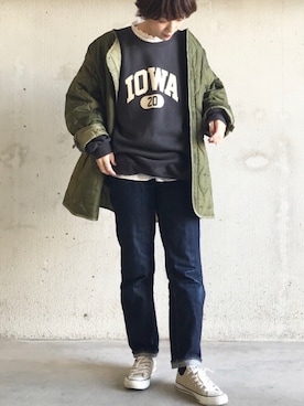 noriさん（レディース・159cm）の冬コーディネート